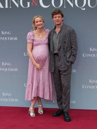 August 14, 2025, London, United Kingdom: Kitty Kaletsky and James Norton seen attending the global premiere of King & Conqueror at the BFI Southbank in London. London United Kingdom - ZUMAs197 20250814_aaa_s197_129 Copyright: xBrettxCovex