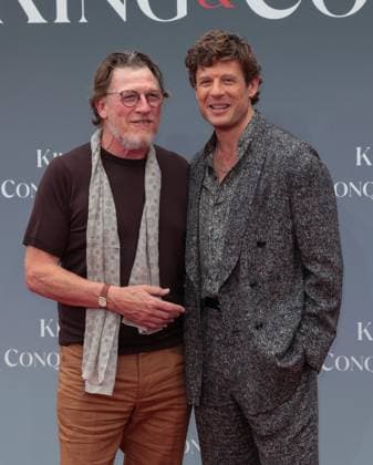 August 14, 2025, London, United Kingdom: Geoff Bell and James Norton seen attending the global premiere of King & Conqueror at the BFI Southbank in London. London United Kingdom - ZUMAs197 20250814_aaa_s197_134 Copyright: xBrettxCovex