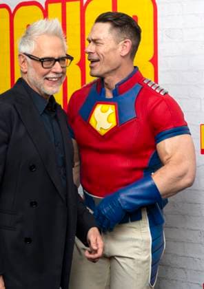 August 14, 2025, New York, Ny, United States: James Gunn and John Cena attend the HBO Max Original Series of Peacemaker Season 2. Held at AMC Lincoln Square in New York. Zuma Press. August 13, 2025. New York United States - ZUMAp281 20250814_zea_p281_064 Copyright: xPhotoxImagexPressx