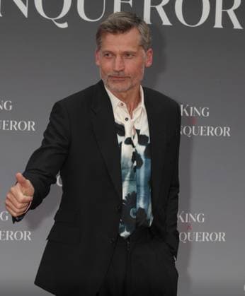 King and Conqueror TV series premiere London, UK. Nikolaj Coster-Waldau at the King and Conqueror TV series premiere. BFI. 14th August 2025. LMK11-S150825-001. Steve Bealing Landmark Media 
