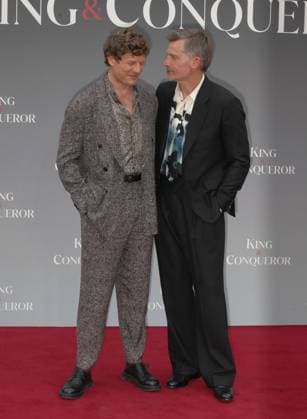 King and Conqueror TV series premiere London, UK. James Norton and Nikolaj Coster-Waldau at the King and Conqueror TV series premiere. BFI. 14th August 2025. LMK11-S150825-001. Steve Bealing Landmark Media 