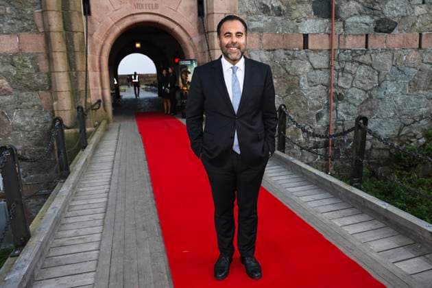 Forpremiere av filmen Blücher Oscarsborg 20250815. Stortingspresident Masud Gharakhani er invitert til utendors filmvisning av den nye norske storfilmen Blücher pa Oscarsborg festning. Foto: Geir Olsen NTB Oscarsborg Norge XfAATbvN2oY EDITORIAL USE ONLY Ref:_ENTXfAATbvN2oY.jpg Copyright: xGeirxOlsenx xNTBx
