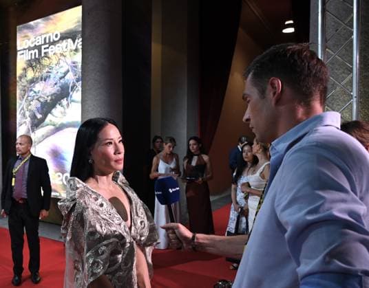 Locarno,Swiss Locarno Film Festival 2025 Photocall and red carper present Rosemead film Piazza Grande In the photo:Lucy Liu actress producer receives Career Achievement Award red carpet  Copyright: xNickxZonnax xipa-agency.netx xNickxZonnax IPA_Agency_IPA62448023