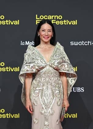Locarno,Swiss Locarno Film Festival 2025 Photocall and red carper present Rosemead film Piazza Grande of Career Achievement Award In the photo:Lucy Liu actress produce,dress Naeem Khan,shoes Sam Edelman,bag Judith Leiberg  Copyright: xNickxZonnax xipa-agency.netx xNickxZonnax IPA_Agency_IPA62448177