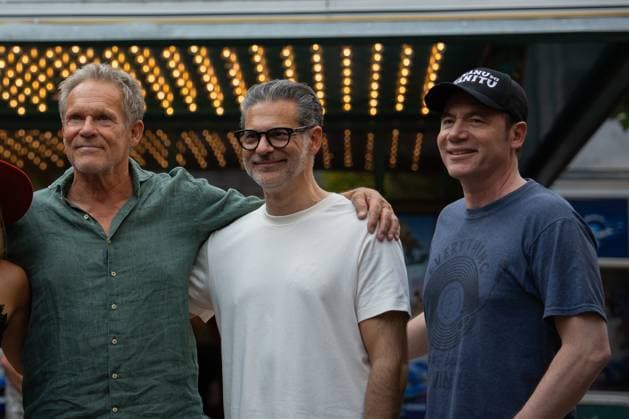 Das Kanu des Manitu, Premiere im Europa-Park Rust Kinopremiere, Das Kanu des Manitou, Michael Bully Herbig, Rick Kavanian, Christian Tramitz, Filmpremiere, Europa-Park, Voltron 4D, roter Teppich, Filmstart, Komödie, Westernparodie, Bullyparade, Schauspieler, Regisseur, Drehbuchautor, Presseevent, Sommerferien, Tourismus, Freizeitpark, Unterhaltung, Besucher, Medienereignis, Kinostart August 2025, deutsche Filmkomödie, Starauftritt, Fototermin, Rick Kavanian, Michael Herbig, Christian Tramitz Rust Europa Park Baden-Württemberg Deutschland Copyright: xFINLEYxMÖRCHx
