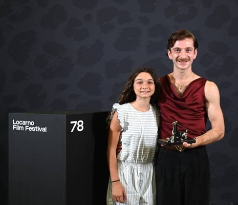 Locarno, Swiss Locarno Film Festival 2025 Photocall Award Ceremony Locarno78 photocall with winners of Locarno78 In the photo: Levan Gelbakhiani by DON T LET THE SUN Leopard Best Performance Filmmakers of the Present  Copyright: xNickxZonnax xipa-agency.netx xNickxZonnax IPA_Agency_IPA62536707