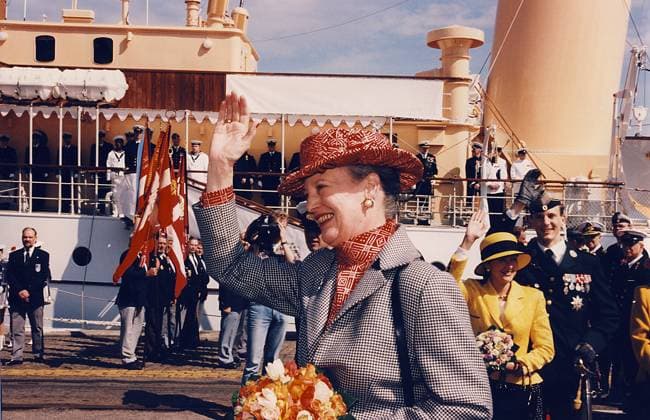 Copenhagen Helsingor Denmark, _ 11 May 1997. Queen Margrethe and prince Henrik (now late prince henerik who died on 13. feb 2018)mpnay by sons crown prince Federiksen and Prince Joachim his former wife Aalexandra then pricess Alexandra) .Photo by Francis Joseph Dean Deanpictures.