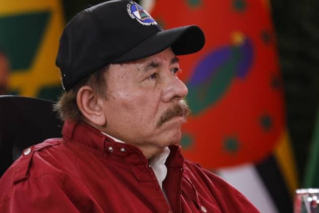 Bolivarian Alliance for the Peoples of Our America Summit in Caracas CARACAS, VENEZUELA - APRIL 24: President of Nicaragua Daniel Ortega looks on during the opening event of the XXIII Summit of ALBA-TCP (Bolivarian Alliance for the Americas) at Miraflores Presidential Palace on April 24, 2024 in Caracas, Venezuela. Caracas Venezuela. Editorial use only. Please get in touch for any other usage.  Copyright: x2025xAnadoluxPedroxRancesxMatteyx