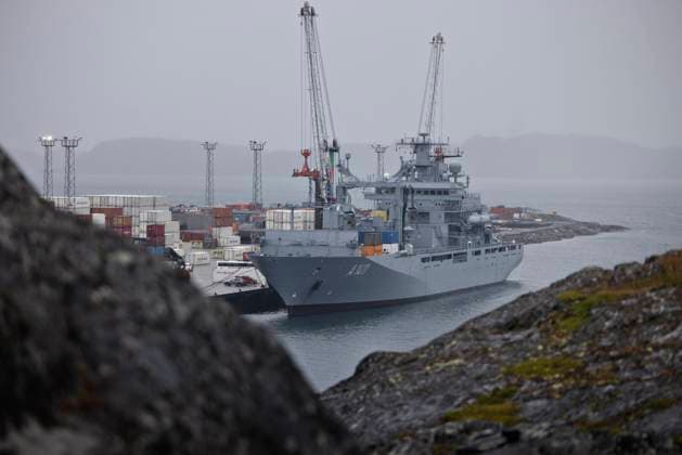 Greenland German Navy ship The German Navy transport ship FGS Berlin visits Nuuk in Greenland on Monday, August 18, 2025. The transport ship from the Deutsche Marine participates in the Atlantic Bear fleet exercise in the North Atlantic , Nuuk Denmark *** Greenland German Navy ship The German Navy transport ship FGS Berlin visits Nuuk in Greenland on Monday, August 18, 2025 The transport ship from the Deutsche Marine participates in the Atlantic Bear fleet exercise in the North Atlantic , Nuuk Denmark  Copyright: ChristianxKlindtxSoelbeckx spdk20250819-064735-L