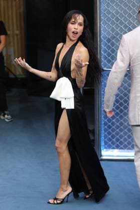 . 19 08 2025. London, United Kingdom. Zoe Kravitz arriving at the Caught Stealing premiere in London.  xStephenxLockx xi-Imagesx IIM-26160-0016