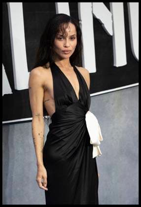 . 19 08 2025. London, United Kingdom. Zoe Kravitz arriving at the Caught Stealing premiere in London.  xStephenxLockx xi-Imagesx IIM-26160-0025