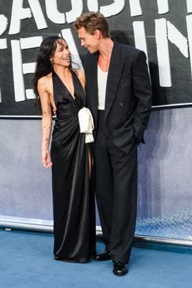 Uk Gala Screening Of Caught Stealing on Tuesday 19 August 2025 ZoÃ« Kravitz and Austin Butler seen at the Uk Gala Screening Of Caught Stealing on Tuesday 19 August 2025 at ODEON LUXE Leicester Square, London. . Picture, Credit:Julie Edwards Avalon  Copyright: xJuliexEdwardsx xAvalonx 1030276617