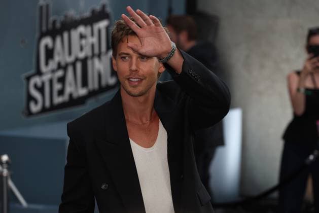 Caught Stealing gala film screening London, UK. Austin Butler at the Caught Stealing gala film screening. Odeon Luxe, Leicester Square. 19th August 2025. LMK430-S200825-001 Anfisa Polyushkevych Landmark Media 