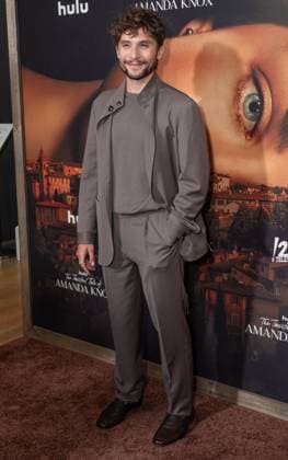August 19, 2025, Bronx, New York, USA: Giuseppe De Domenico attends premiere by HULU of The twisted tail of Amanda Knox at Historical Society in New York, NY on August 19, 2025 Bronx USA - ZUMAr339 20250819_znp_r339_047 Copyright: xLevxRadinx