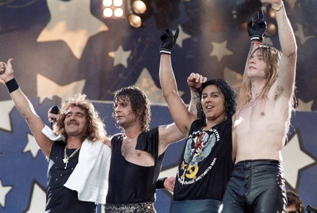Moscow, USSR. Black Sabbath Alexander Chumichev, Vladimir Yatsina TASS  4842129