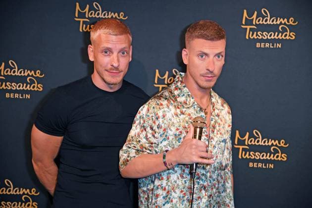 Wachsfigur, Felix Lobrecht - ENTHÜLLUNG DER NEUEN WACHSFIGUR VON FELIX LOBRECHT bei Madame Tussauds Berlin am 20.08.2025 *** Wax figure, Felix Lobrecht UNVEILING OF THE NEW WATCH FIGURE OF FELIX LOBRECHT at Madame Tussauds Berlin on 20 08 2025