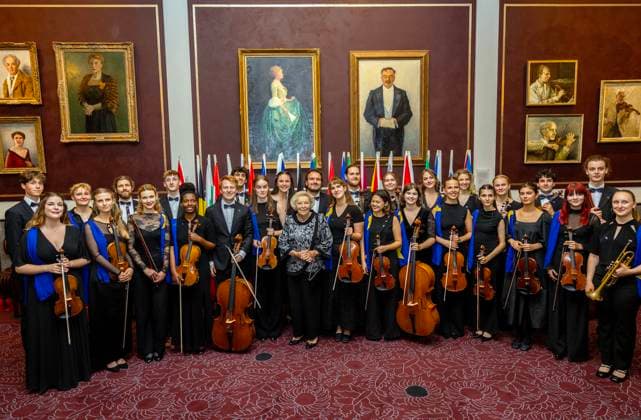 20-08-2025 Amsterdam Princess Beatrix attend the final concert of the season by the European Union Youth Orchestra at the Royal Concertgebouw in Amsterdam. Â  Copyright: xPPEx