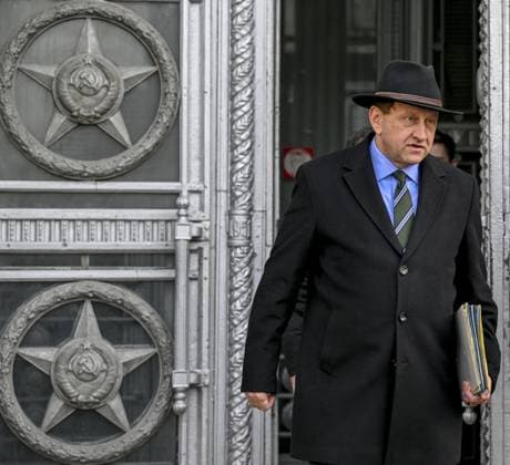 Russia Foreign Ministry summons German ambassador Alexander Graf Lambsdorff MOSCOW, RUSSIA - MARCH 4: German Ambassador to Moscow, Alexander Graf Lambsdorff, is seen outside of Russian Foreign Ministry building as he is summoned by Russian Foreign Ministry after Russian media published an audio recording of a meeting of senior German military officials discussing weapons for Ukraine, in Moscow, Russia on March 4, 2024. Moskova Rusya. Editorial use only. Please get in touch for any other usage.  Copyright: x2025xAnadoluxSefaxKaracanx