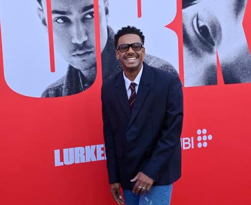 Cast member Zack Fox attends the premiere of the motion picture crime thriller Lurker at the Vista Theatre in Los Angeles on Wednesday, August 20, 2025. Storyline: A retail employee infiltrates the inner circle of an artist on the verge of stardom. As he gets closer to the budding music star, access and proximity become a matter of life and death.  LAP2025082002 JIMxRUYMEN