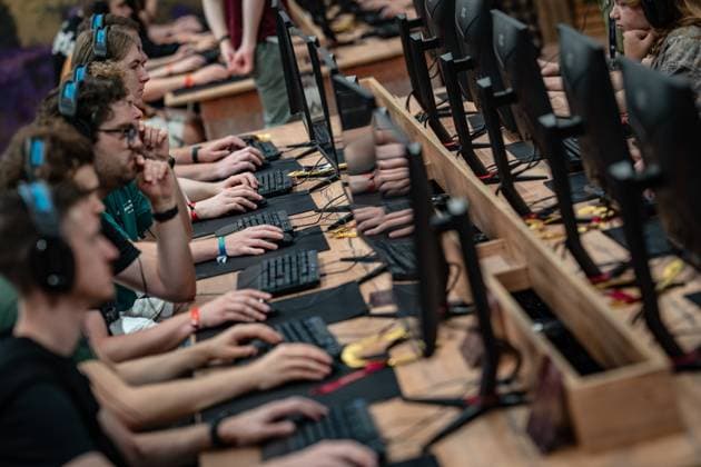 Gamescom 2025 in Köln Blick auf die Ausstellungsflächen in den Kölner Messehallen;Gamescom 2025 in Köln nach Eigenaussage weltgrößte Messe für Computer- und Videospiele, gemessen an Ausstellungsfläche und Besucheranzahl, Köln Nordrhein-Westfalen Deutschland Messegelände *** Gamescom 2025 in Cologne View of the exhibition areas in the Cologne exhibition halls Gamescom 2025 in Cologne is the worlds largest trade fair for computer and video games in terms of exhibition space and visitor numbers, Cologne North Rhine-Westphalia Germany Exhibition grounds