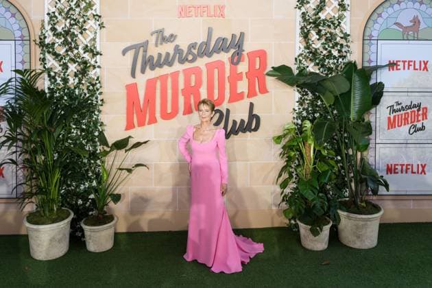 The Thursday Murder Club UK Premiere in London LONDON, UNITED KINGDOM - AUGUST 21: Celia Imrie attends the UK premiere of The Thursday Murder Club in Leicester Square Gardens in London, United Kingdom on August 21, 2025. Wiktor Szymanowicz Anadolu London United Kingdom. Editorial use only. Please get in touch for any other usage.  Copyright: x2025xAnadoluxWiktorxSzymanowiczx