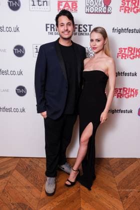 UK Premiere of Bambi: The Reckoning on Thursday 21 August 2025 Vince Wright and Karolina Knight seen at the UK Premiere of Bambi: The Reckoning during Frightfest 2025 at ODEON LUXE Leicester Square, London on Thursday 21 August 2025., Credit:Julie Edwards Avalon  Copyright: xJuliexEdwardsx xAvalonx 1030598911
