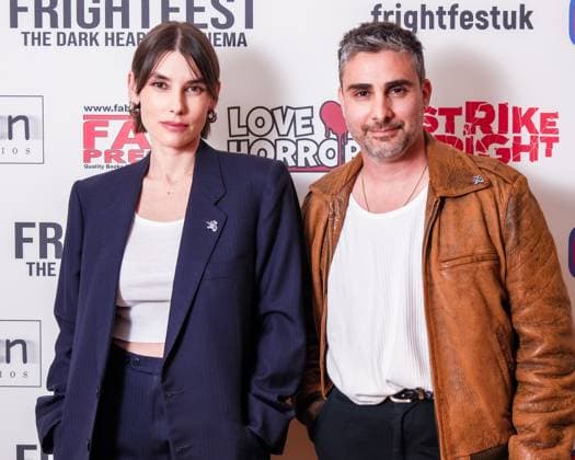 UK Premiere of Cognaitive on Thursday 21 August 2025 Angie Simms and Tommy Savas seen at the UK Premiere of Cognaitive during Frightfest 2025 at ODEON LUXE Leicester Square, London on Thursday 21 August 2025., Credit:Julie Edwards Avalon  Copyright: xJuliexEdwardsx xAvalonx 1030598957