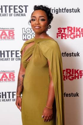World Premiere of Night of Violence on Thursday 21 August 2025 Abria Jackson seen at the World Premiere of Night of Violence during Frightfest 2025 at ODEON LUXE Leicester Square, London on Thursday 21 August 2025., Credit:Julie Edwards Avalon  Copyright: xJuliexEdwardsx xAvalonx 1030599047