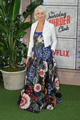 Premiere of The Thursday Murder Club at Leicester Square Featuring: Helen Mirren Where: London, United Kingdom When: 21 Aug 2025 Credit: Nils Jorgensen INSTARimages EDITORIAL USE ONLY. NOT FOR USE BY NEWSPAPERS BASED IN THE UK. Copyright: xx instar54998699
