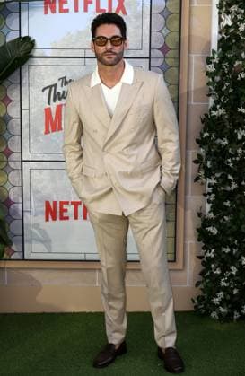 The Thursday Murder Club UK Premiere at Leicester Square Gardens in London - 21 Aug 2025 Tom Ellis attends The Thursday Murder Club UK Premiere at Leicester Square Gardens. London United Kingdom Copyright: xFredxDuvalx xSOPAxImagesx FD_Thursday_Murder_Club_19