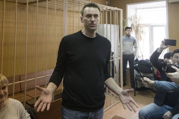 Russian opposition leader Alexei Navalny MOSCOW, RUSSIA - (ARCHIVE): A file photo dated March 27, 2017 shows the Russian opposition politician Alexei Navalny during the trial of his detention on an unauthorized rally against corruption in the Tverskoy court of the city in Moscow, Russia. Moskova Rusya. Editorial use only. Please get in touch for any other usage.  Copyright: x2025xAnadoluxNikitaxShvetsovx