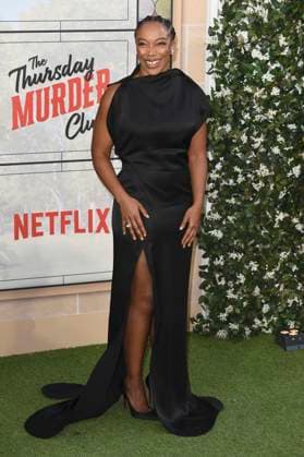 Naomie Ackie bei der Premiere des Netflix Films The Thursday Murder Club im Cineworld Leicester Square. London, 21.08.2025