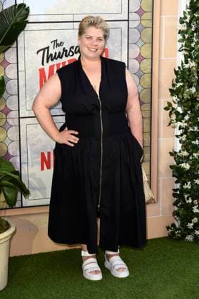 Katy Brand bei der Premiere des Netflix Films The Thursday Murder Club im Cineworld Leicester Square. London, 21.08.2025