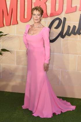 Celia Imrie bei der Premiere des Netflix Films The Thursday Murder Club im Cineworld Leicester Square. London, 21.08.2025