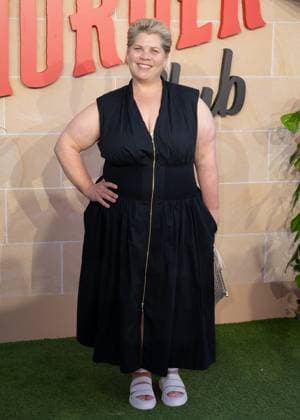 Katy Brand attends The Thursday Murder Club UK Premiere at Leicester Square Gardens in London, England, UK. Thursday 21st August 2025 Copyright: xJamesxWarrenx THE THURSDAY MURDER CLUB - UK PREMIERE78