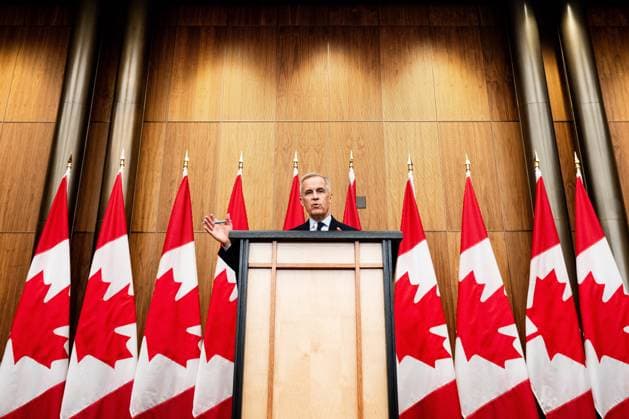 August 22, 2025, Ottawa, On, Canada: Prime Minister Mark Carney speaks during a press conference at the National Press Theatre in Ottawa on Friday, Aug. 22, 2025. Ottawa Canada  - ZUMAc35_ 20250822_zaf_c35_059 Copyright: xSpencerxColbyx