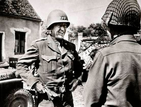 U.S. General George Patton at Seine River Crossing, France, August 26, 1944  Copyright: xABxArchivex jtv010522