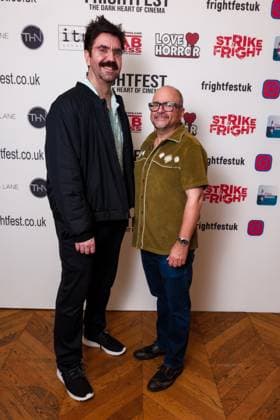 UK Premiere of Kombucha on Friday 22 August 2025 Jake Myers and John Condne seen at the UK Premiere of Kombucha during Frightfest 2025 at ODEON LUXE Leicester Square, London on Friday 22 August 2025., Credit:Julie Edwards Avalon  Copyright: xJuliexEdwardsx xAvalonx 1030705361