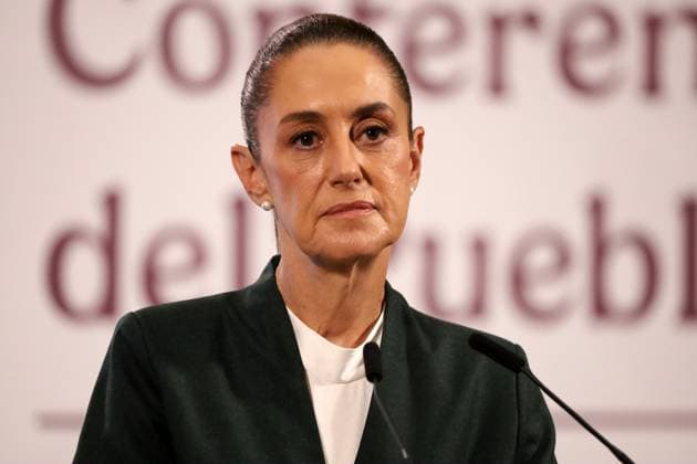 Mexico™s President Claudia Sheinbaum News Conference Mexico™s President Claudia Sheinbaum Pardo speaks during a press conference about the Mexico Imparable Half Marathon a series of races in four destinations at the National Palace. on August 22, 2025, in Mexico City, Mexico. Mexico City CDMX Mexico Copyright: xLuisxBarronx