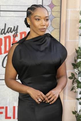 The Thursday Murder Club UK Premiere Naomi Ackie attends The Thursday Murder Club UK Premiere in the Leicester Square Gardens, London. 21st August 2025.  Copyright: xAndrewxSimsx NINTCHDBPICT001018026651