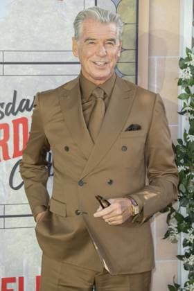 The Thursday Murder Club UK Premiere Pierce Brosnan attends The Thursday Murder Club UK Premiere in the Leicester Square Gardens, London. 21st August 2025.  Copyright: xAndrewxSimsx NINTCHDBPICT001018028478