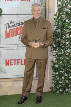 The Thursday Murder Club UK Premiere Pierce Brosnan attends The Thursday Murder Club UK Premiere in the Leicester Square Gardens, London. 21st August 2025.  Copyright: xAndrewxSimsx NINTCHDBPICT001018028507
