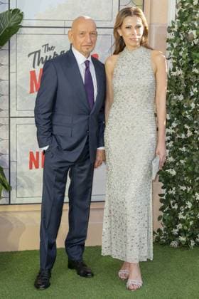 The Thursday Murder Club UK Premiere Ben Kingsley and Daniela Lavender attend The Thursday Murder Club UK Premiere in the Leicester Square Gardens, London. 21st August 2025.  Copyright: xAndrewxSimsx NINTCHDBPICT001018028978