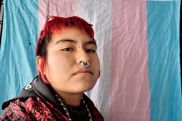 August 23, 2025, Mexico, Cdmx, Mexico: Members of Mexico City s trans community demonstrated at the Metro Public Transportation System (STC METRO) facilities because a few weeks ago, a city police officer denied a trans woman access to the women-only car. This sparked discontent, and they demanded that a car be designated exclusively for transgender people so they feel safer, don t suffer aggression, feel comfortable, and are free from discrimination on public transportation. Mexico Mexico - ZUMAp204 20250823_zip_p204_021 Copyright: xJosuexPerezx