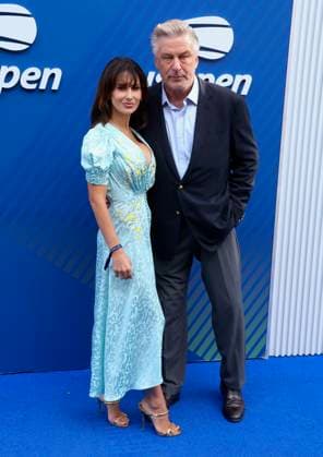 Celebs at The US Open 2025 - Arrival Hilaria Baldwin and Alec Baldwin attend the opening night gala at the US Open 2025 in New York, NY on August 25, 2025. Photo by Charles Guerin ABACAPRESS.COM New York City NY United States  Copyright: xGuerinxCharles ABACAx