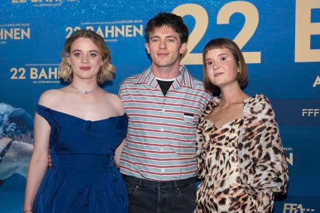 Luna Wedler, Jannis Niewöhner und Caroline Wahl bei der Premiere des Kinofilms 22 Bahnen in der Astor Film Lounge im Arri. München, 24.08.2025