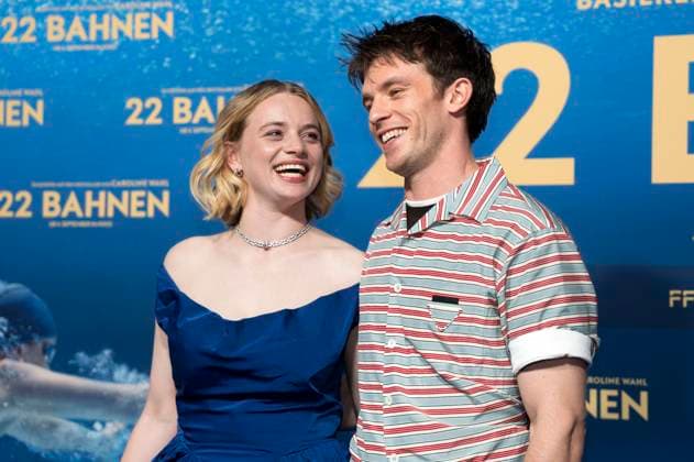 Luna Wedler und Jannis Niewöhner bei der Premiere des Kinofilms 22 Bahnen in der Astor Film Lounge im Arri. München, 24.08.2025