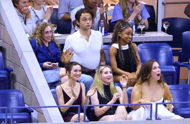 US Open - Celebs In The Stands Maude Apatow attends the US Open during the Novak Djokovic vs Learner Tien game in New York on August 24, 2025. Photo by Dylan Travis ABACAPRESS.COM New York City NY United States  Copyright: xDylanxTravis ABACAx