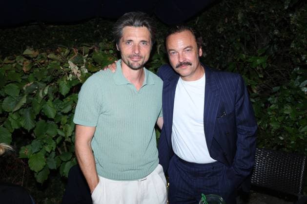 Exclusive - Angouleme Film Festival - Opening Diner Exclusive - Raphael Personnaz and Patrick Mille attends Opening Diner as part of the 18th Angouleme Film Festival in Angouleme, August 25, 2025, France. Photo by Jerome Domine ABACAPRESS.COM France  Copyright: xDominexJerome ABACAx