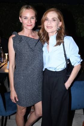Exclusive - Angouleme Film Festival - Opening Diner Exclusive - Diane Kruger and Isabelle Huppert attends Opening Diner as part of the 18th Angouleme Film Festival in Angouleme, August 25, 2025, France. Photo by Jerome Domine ABACAPRESS.COM France  Copyright: xDominexJerome ABACAx